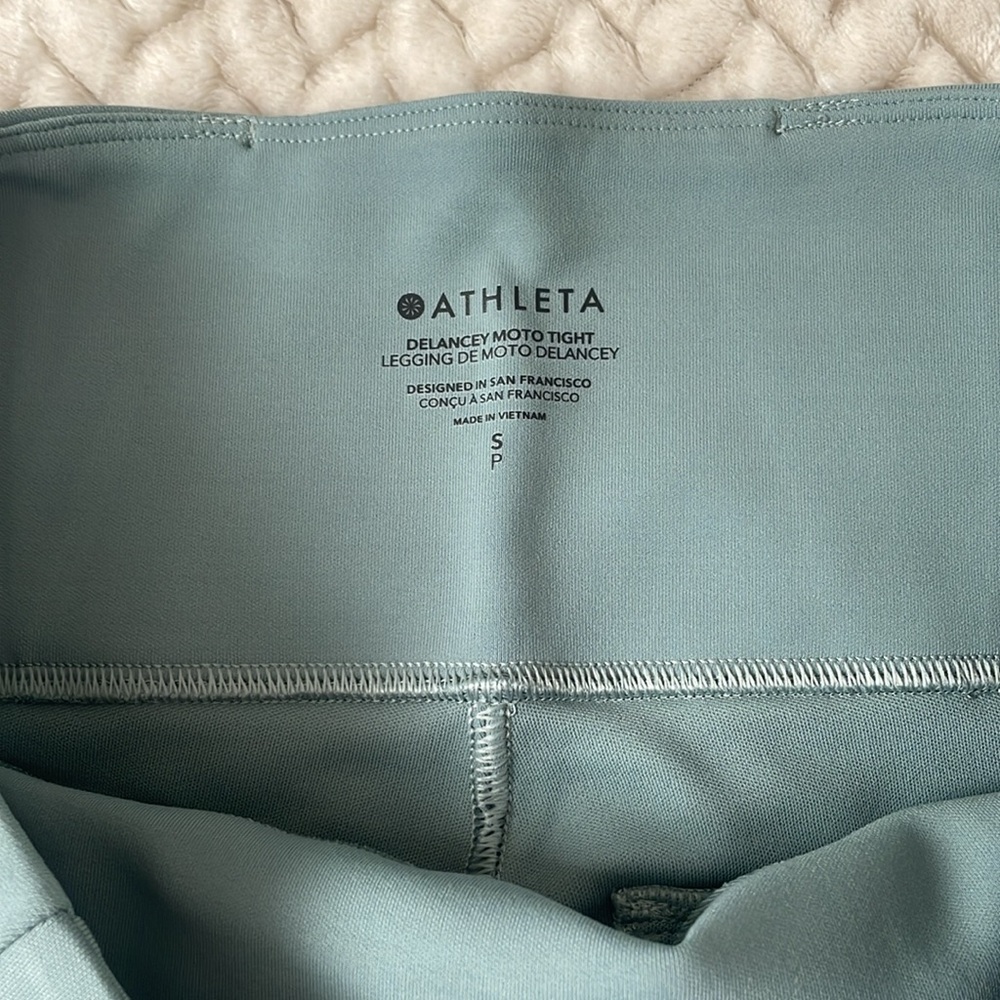 Athleta Delancey Moto Tight, size small, NWOT - Picture 6 of 7